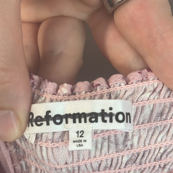 Reformation Rosalie Dress Size 12 Swiftie Lover Era Coquette Aesthetic - Picture 10 of 13